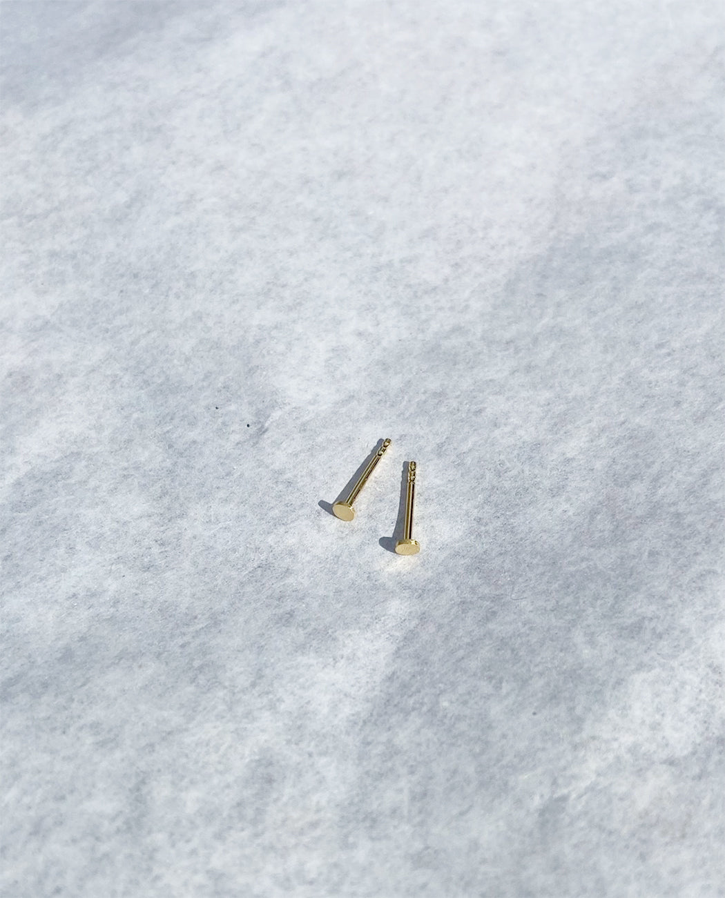 Pernille Corydon Micro Coin Earsticks Gold Silver Nederland Europe