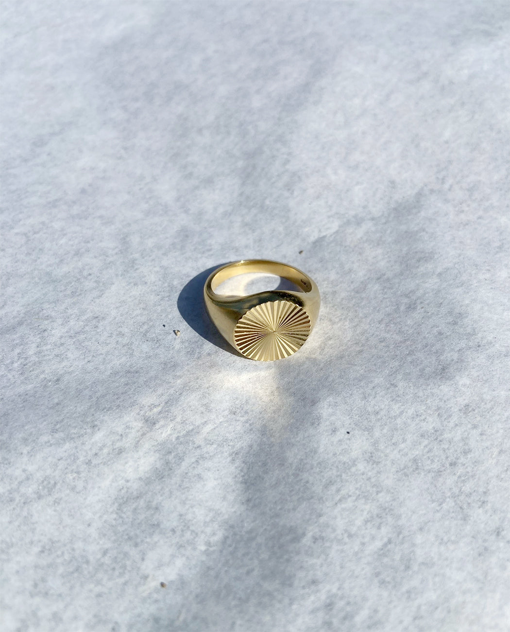 Pernille Corydon Ocean Star Signet Ring Gold Nederland Europe