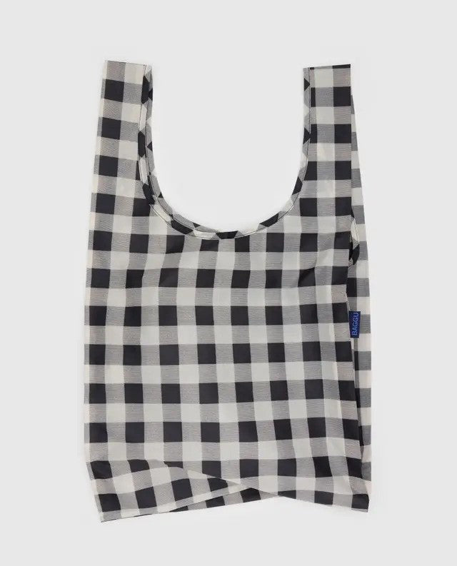Standard Baggu Black and White Big Check Gingham
