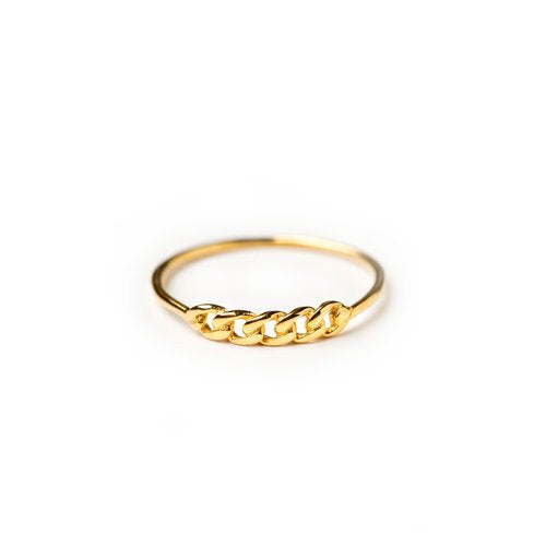Vibe Harsloef Chainpart Phalange Ring Goldplated
