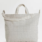 Baggu Horizontal Zip Duck Bag Natural Grid Europe Utrecht Amsterdam