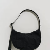 Baggu Medium Nylon Crescent Bag Black Recycled