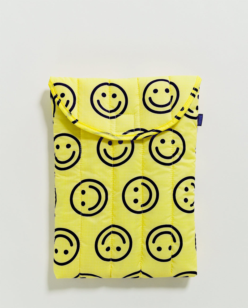 Baggu Puffy Laptop Sleeve 13 inch Smiley Yellow Happy Nederland Europe