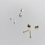 Pernille Corydon Micro Coin Earsticks Silver Gold Utrecht Nederland