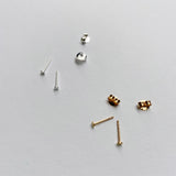 Pernille Corydon Micro Coin Earsticks Silver Gold Utrecht Nederland