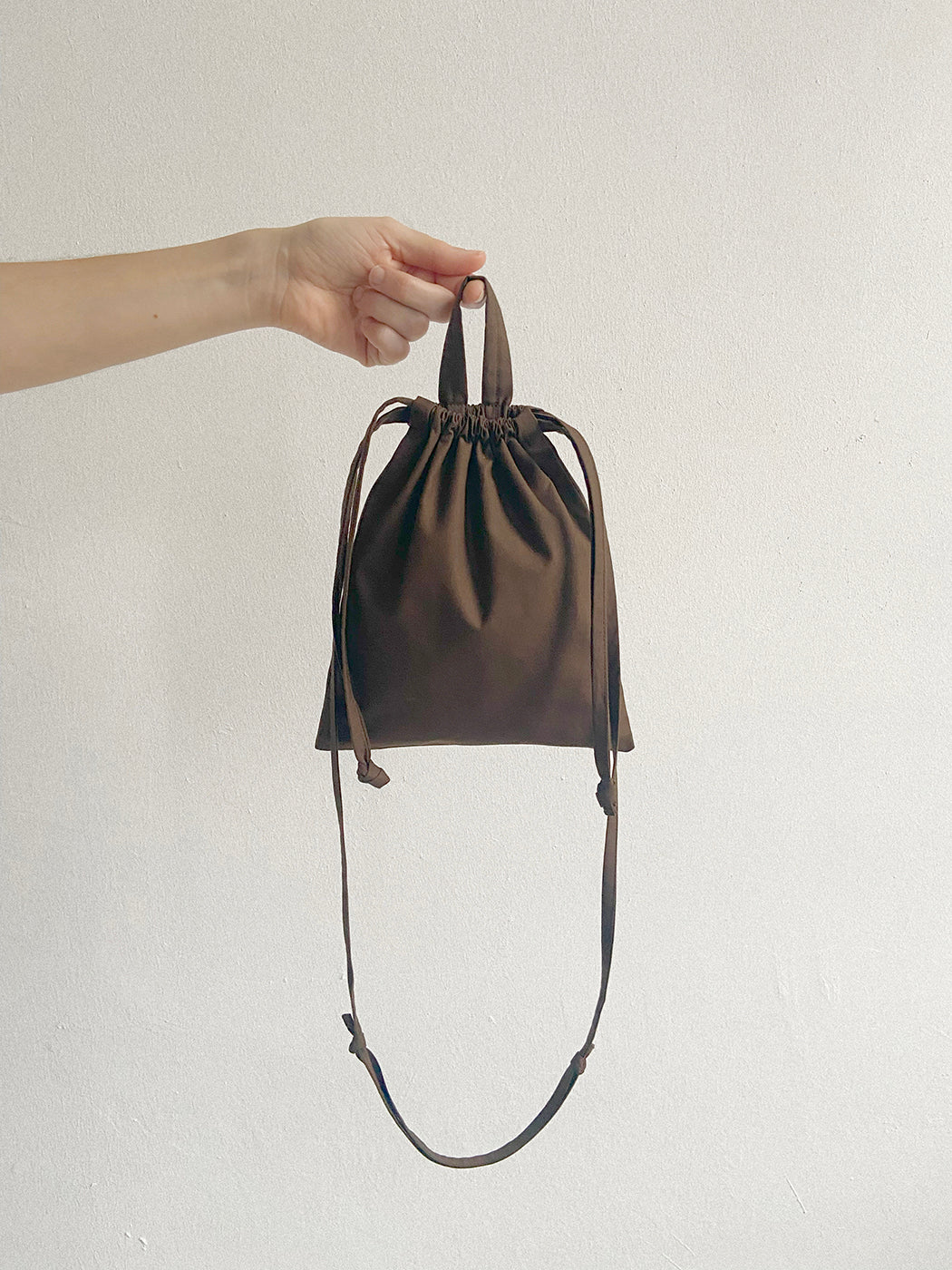A TOTEM OF 1.1 marble bag convenience knikkerzak drawstring organic drywax cotton
