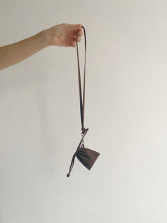 A TOTEM OF 1.5 bag charm convenience organic cotton drawstring key chain