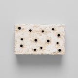 Atuto Ceramic Frog Block Rectangle White Patina