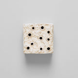 Atuto Ceramic Frog Block Square White Patina