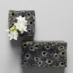Atuto Ceramic Frogs Block Grey Patina