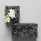 Atuto Ceramic Frogs Block Grey Patina