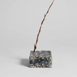 Atuto Ceramic Frogs Block Square Grey Patina