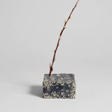 Atuto Ceramic Frogs Block Square Grey Patina