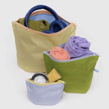 Baggu Go Pouch Set Pastels Colorblock Europe
