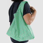 Baggu Standard Green Gingham Check Europe NL DE Be