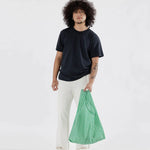 Baggu Standard Green Gingham Reusable Bag Europe Deutschland France NL Belgie