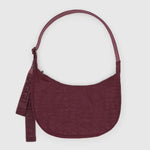 Baggu Medium Nylon Crescent Bag Mahogany Maroon