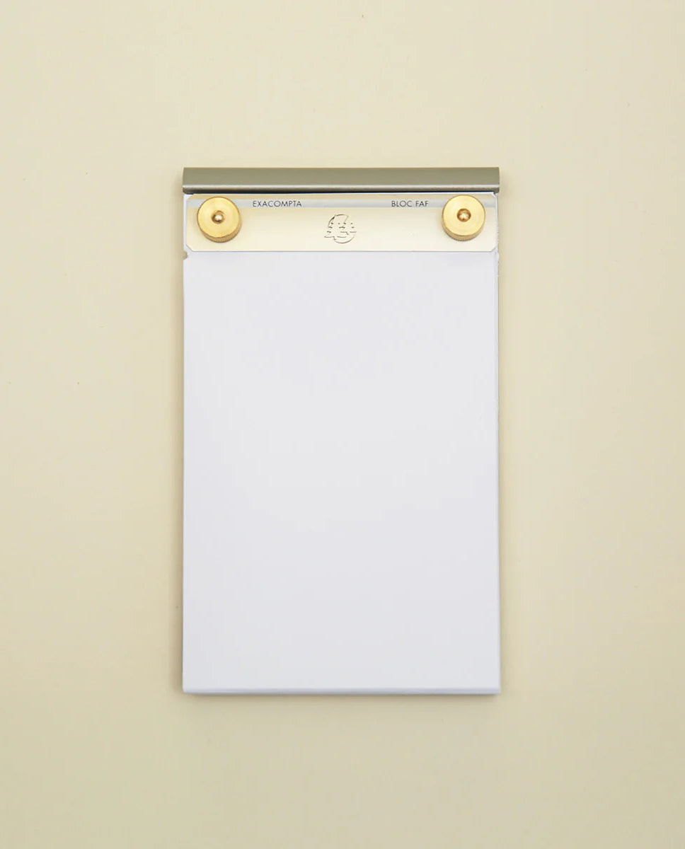 Ex Notepad Exacompta | Bloc FAF notepad: blank paper (uni) – The Domestic Botanist
