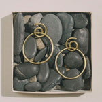 Natalie Joy Jewelry Statement Earrings Thru Hoops Brass Europe