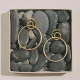 Natalie Joy Jewelry Statement Earrings Thru Hoops Brass Europe