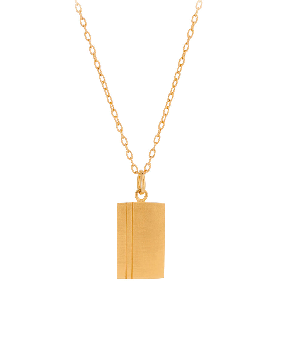 Pernille Corydon Edge Necklace Gold Sustainable Jewelry Chain