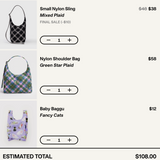 Baggu bestelling van Suédy :)