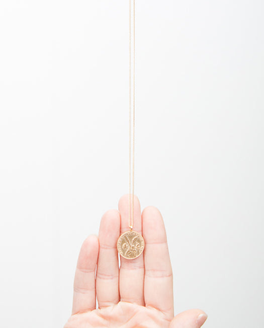 A TOTEM OF protection Amulet Necklace Goldplated
