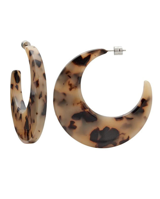 Machete Jewelry Crescent Hoops Blonde Tortoise Europa Nederland