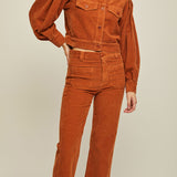 Rita Row Elda Pants Brown Corduroy Nederland Utrecht