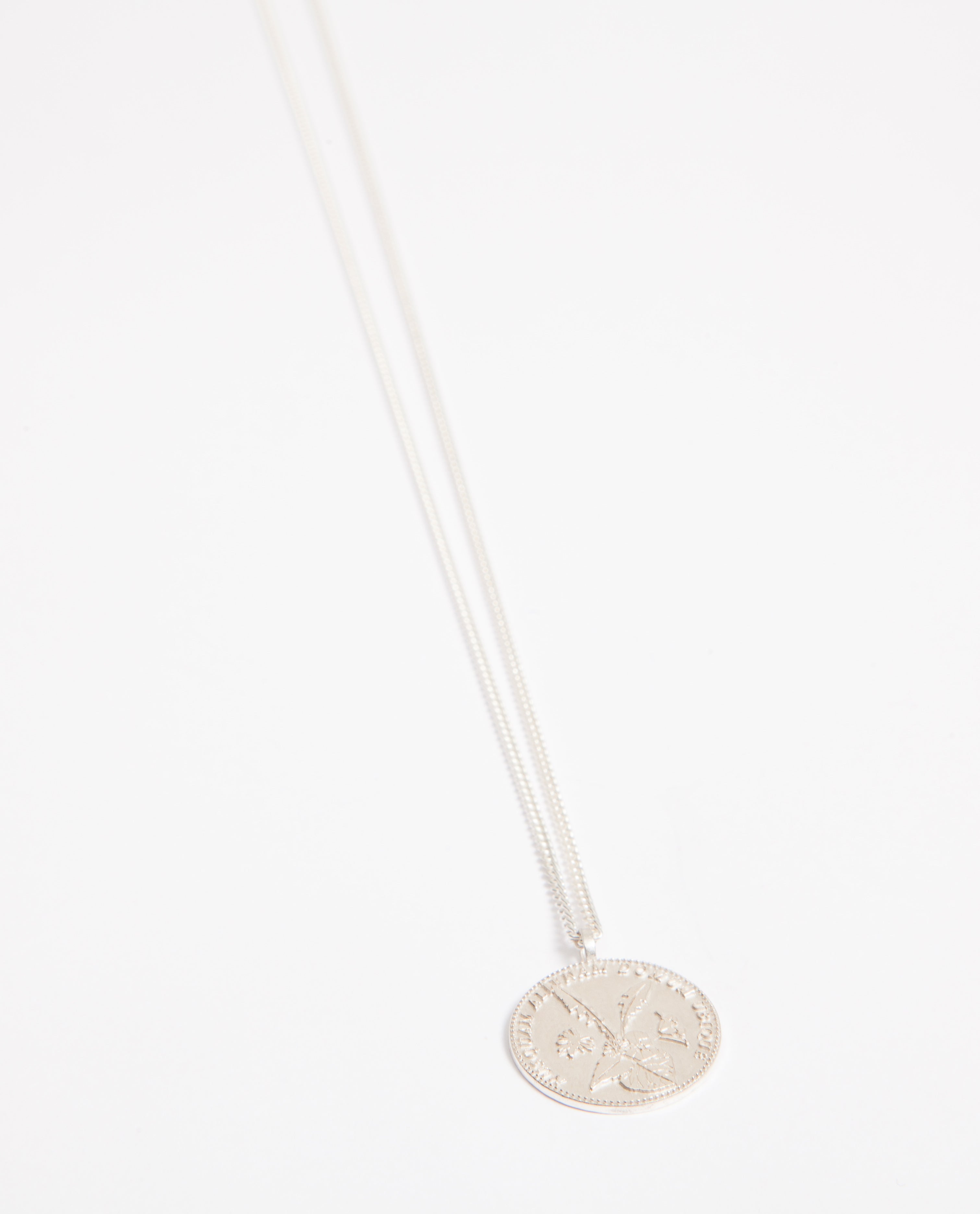 A TOTEM OF Amulet coin protection silver